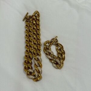 2 piece Michael Kors Necklace and Bracelet Set